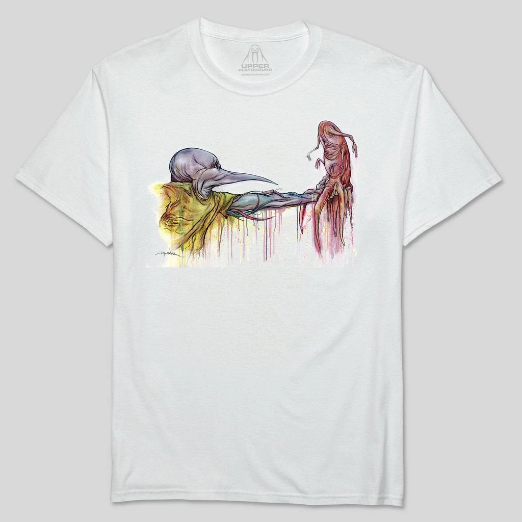 Upper Playground - Alex Pardee The Gift Men's Shirt, White