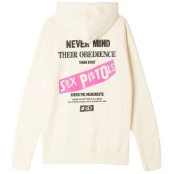 OBEY X Sex Pistols Never Mind Obedience Men's Hoodie, Bone