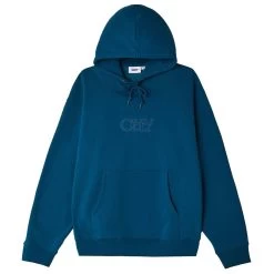 OBEY - Regal Pullover Men's Hoodie, Deep Ocean