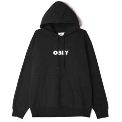 OBEY - Bold Premium Pullover Men's Hoodie, Black