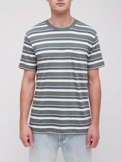 OBEY - Karma Men's Pocket Tee, Teal Multi