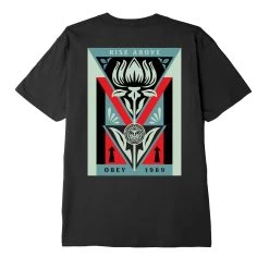 OBEY - Deco Flower Men's Classic Tee, Black