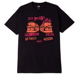 OBEY X Sex Pistols Bright Future Tee, Black