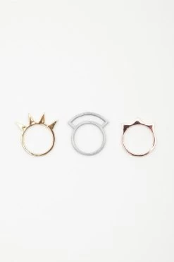 OBEY - Spike Stack Rings
