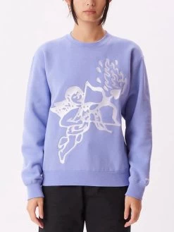 OBEY - Cupid Women's Crewneck, Digital Violet