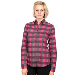 Married To The Mob - Buffalo Gals Buttoned-Down Women's Shirt, Pink