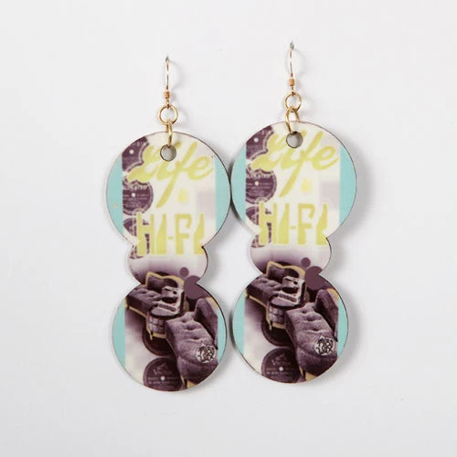 Miss Wax - High Fidelity Earrings, Gold
