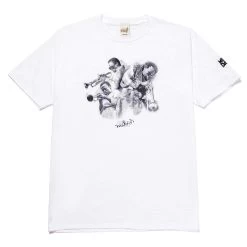 HUF X Miles Davis - Directions Tee, White
