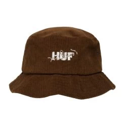 HUF X Miles Davis - Get Up With It Cord Bucket Hat, Chocolate