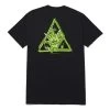 HUF - Green Buddy Triple Triangle Tee, Black