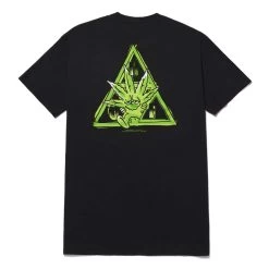 HUF - Green Buddy Triple Triangle Tee, Black