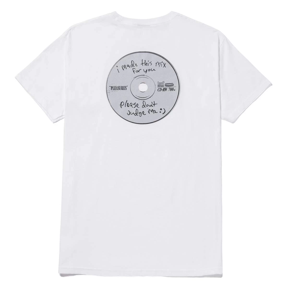 HUF X Pleasures - Head Unit Tee, White - Image 2