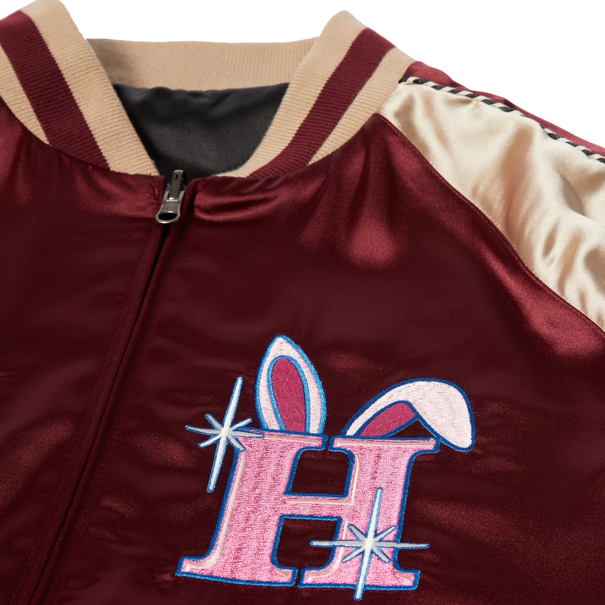 HUF X Freddie Gibbs Souvenir Jacket, Berry - Image 6