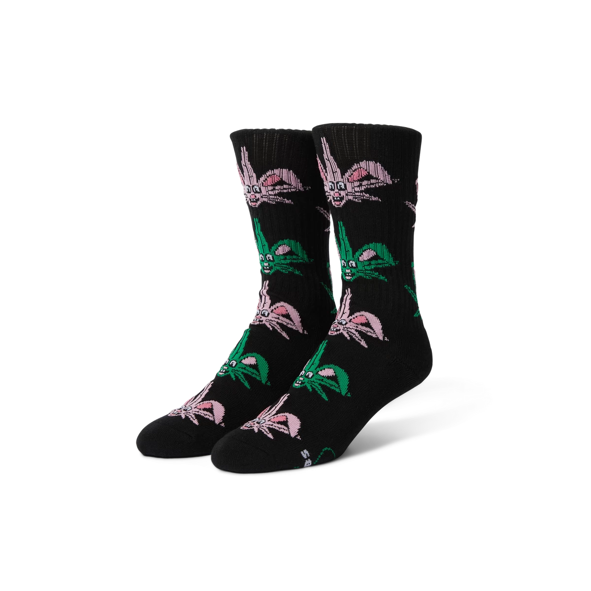 HUF X Freddie Gibbs - Lucky Crew Socks, Black