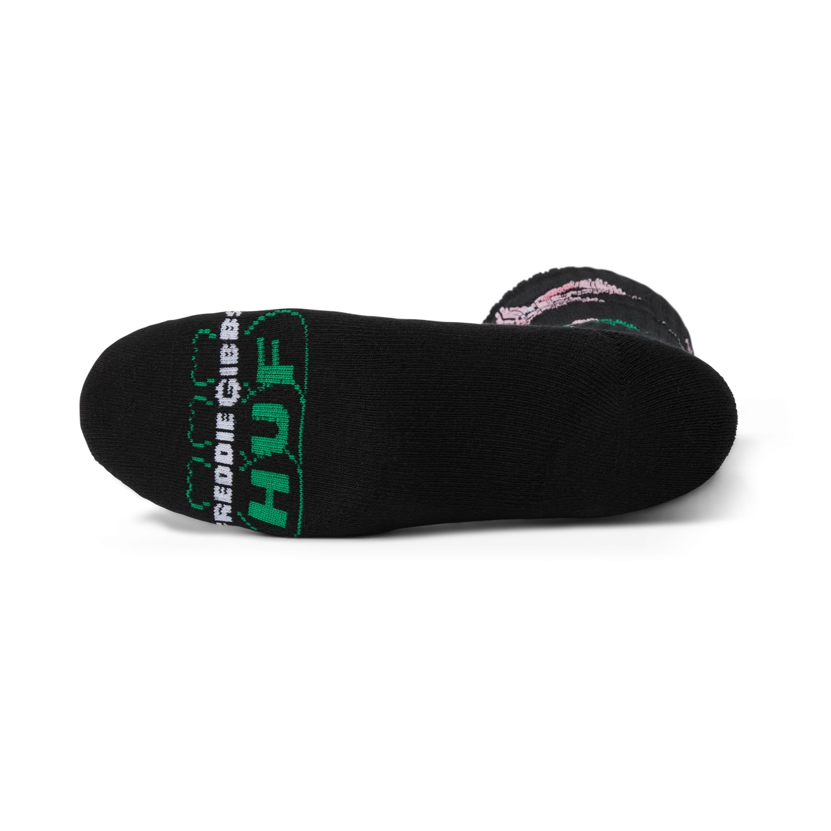 HUF X Freddie Gibbs - Lucky Crew Socks, Black - Image 3