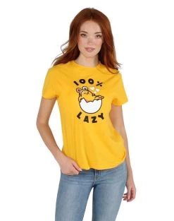 Tokidoki X Gudetama - Mega Lazy Women's Tee, Gold