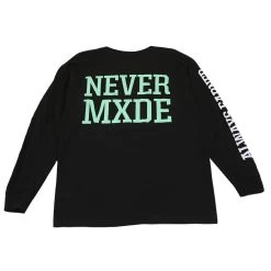 Never Made - CXRE Men's L/S Shirt, Black