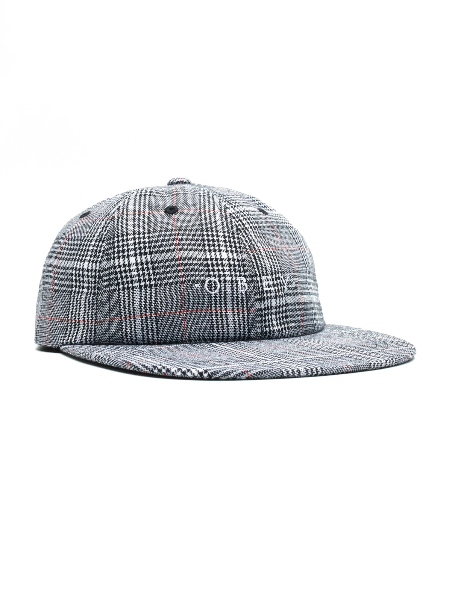 OBEY - Holmes 6 Panel Men's Strapback, White Multi
