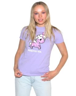 Tokidoki - Positivi-Tea Women's Tee, Lavender