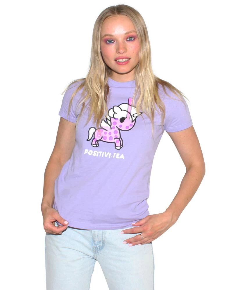 Tokidoki - Positivi-Tea Women's Tee, Lavender