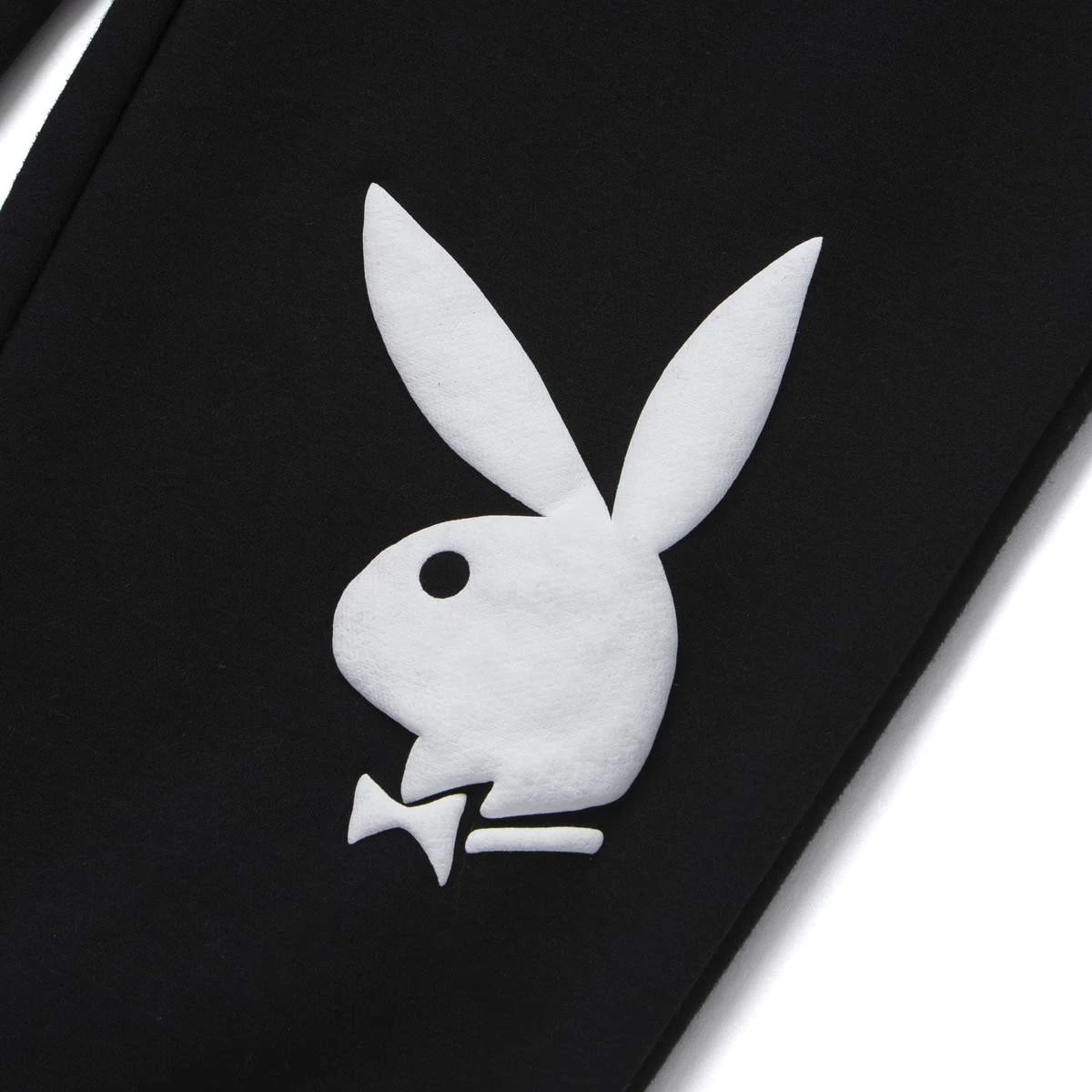 HUF X Playboy - Rabbit Head Fleece Pants, Black - Image 4
