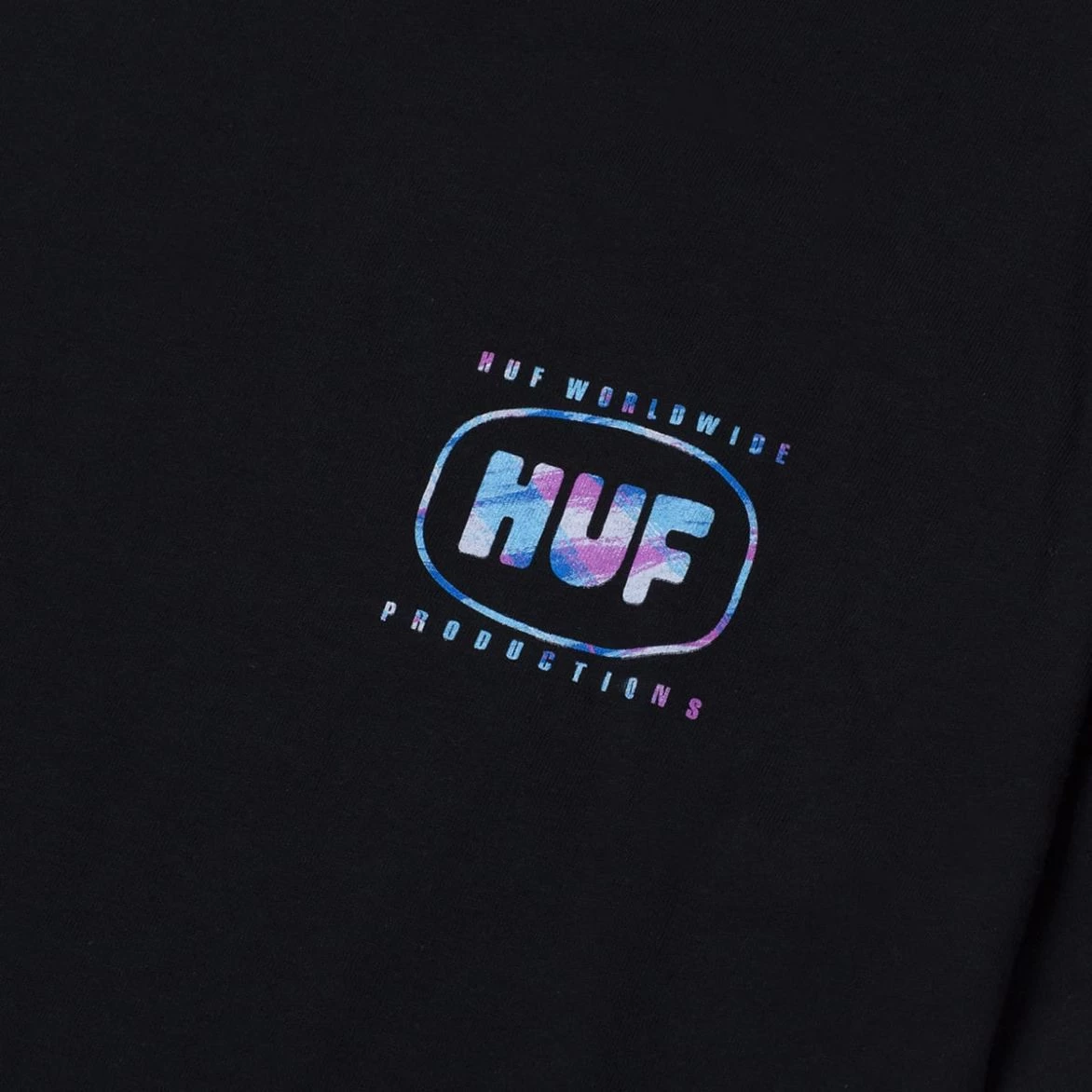 HUF - Sound Label Men's Tee, Black - Image 3