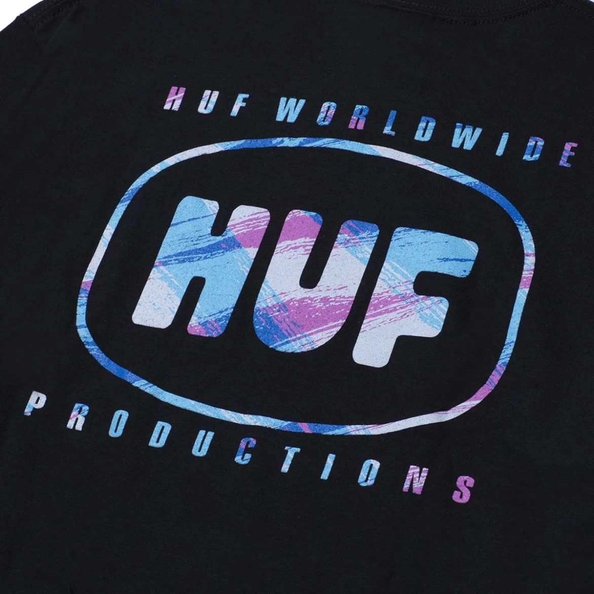 HUF - Sound Label Men's Tee, Black - Image 4