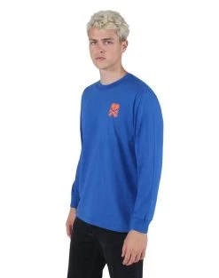 Tokidoki - Smoke And Mirrors L/S Men's Tee, Blue