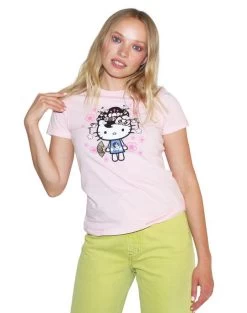 Tokidokix Hello Kitty - Yoshino Women's Tee, Pink
