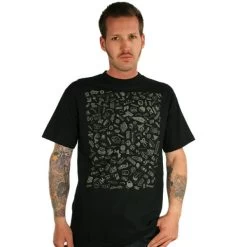 Stones Throw - Labels Logos Men's Shirt, Black