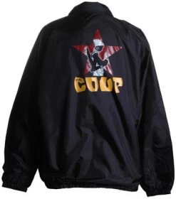 The Coup - Official Logo Windbreaker Jacket, Black