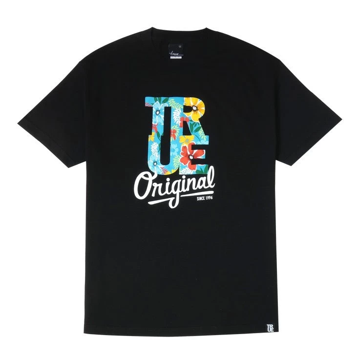 TRUE - Men's True Floral Shirt, Black
