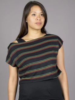 Dub Wise - 2-Layer Women's Top, Black