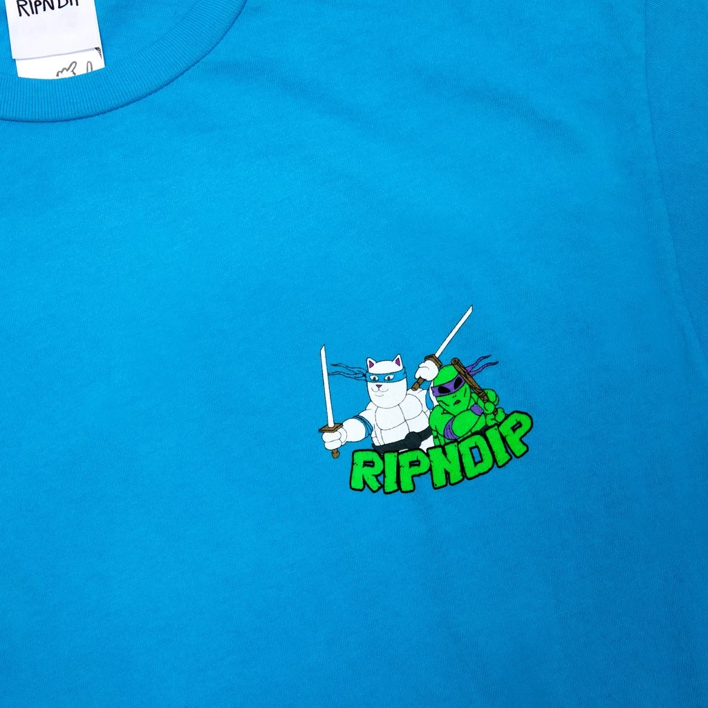 RIPNDIP - Teenage Mutant Men's Tee, Blue - Image 3