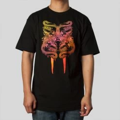 Upper Playground - Saner Skull Men's Shirt, Black