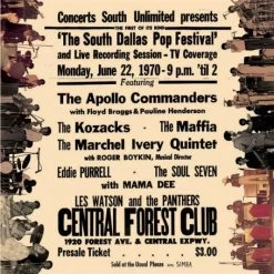 South Dallas All-Stars - South Dallas Pop Festival 1970, CD