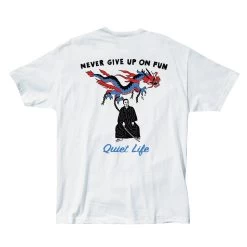 The Quiet Life - Never Give Up On Fun Men's Shirt, White