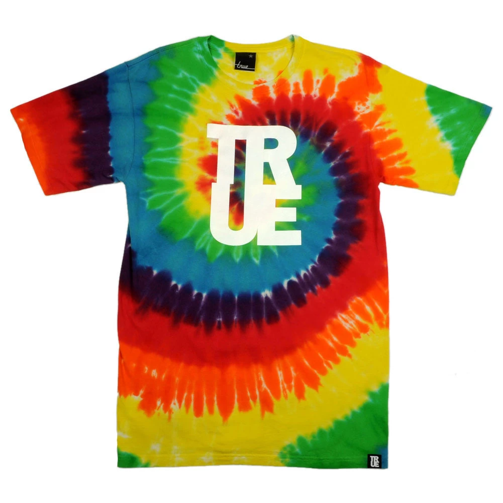 TRUE - True Logo Tie-Dye T-Shirt, Multi