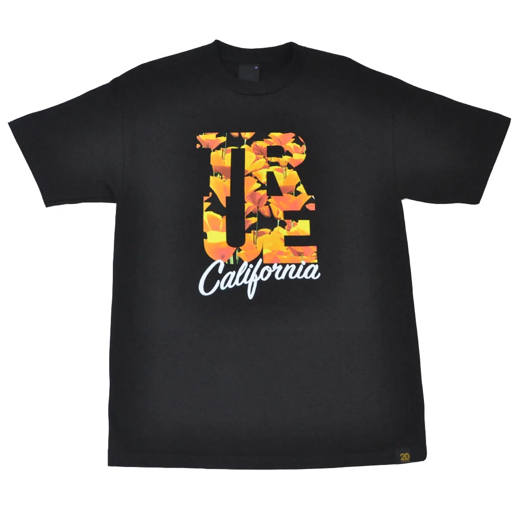 TRUE - Poppy Men's T-Shirt, Black