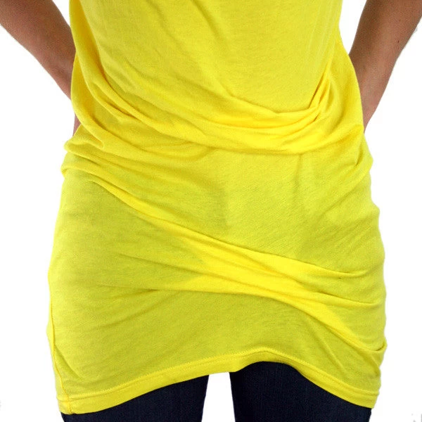 Harajuku Lovers - Pin Tuck Junior's Top, Psychedelic Yellow - Image 2